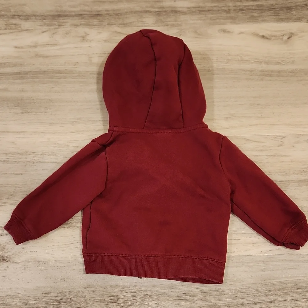 Carter's Red Zip-Up Hooded Jacket 18 Months